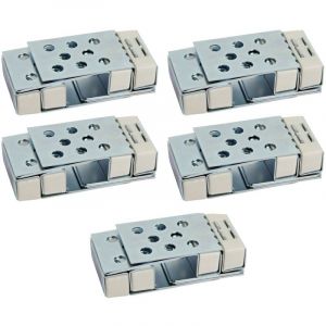 Lot de 5 kits trappe magn&eacute;tique pour acc&egrave;s baignoire Semin s'adapte &agrave; toute dimension de carrelage - pi&egrave;ces humides et salle de bain