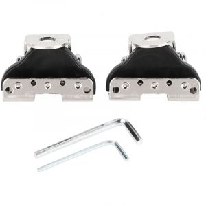 Eosnow Lot de 2 supports de fixation universels pour barre lumineuse LED de travail sur capot et montant A, pour voiture