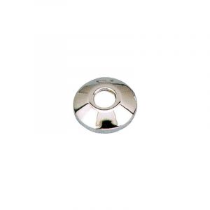 Rosace sanitaire grand luxe - chrome 20x27