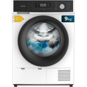 Cecotec - S&egrave;che-linge de S&egrave;che-linge 9Kg Pompe de Bolero Dresscode Dry 9330. Classe &eacute;quivalente a++, 15 programmes et fonctions telles que s&eacute;chage