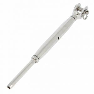 Ridoir a Chape + Embout a Sertir M12 Inox A4 pour C&acirc;ble &oslash; 6