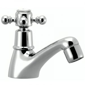Robinet Lavabo, mélangeur eau chaude rétro chromé tiffany, tête céramique