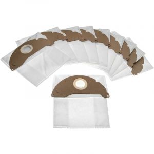 10x sacs aspirateur compatible avec Kärcher wd 2.000 - wd 2.499, wd 2.200, wd 2.210, wd 2.240, wd 2.250 - micro-polaire, 24,5 cm x 23,5 cm - Vhbw