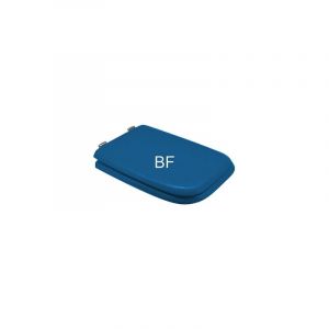Dianhydro - Abattant wc pour wc Ideal Standard Conca 44 x 35 cm Abattant wc bleu Fond avec charnie'res fixes et sie'ge en fonte de bois Blu Fondale
