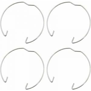 36 pi&egrave;ces anneau &agrave; ressort 50mm pour spot GU10 MR16 anneau &agrave; ressort anneau de fixation clip pour ampoules LED halog&egrave;ne ou spots encastr&eacute;s en argent.