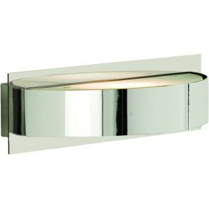 Searchlight - Applique 1L chrome/Verre demi-lune