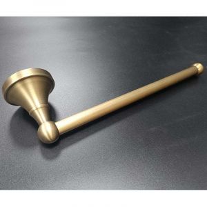 Porte-serviette Porte-Torchon Ouvert Imiter L'antique Laiton Salle de Bain Cuisine et Toilette Anneau-Serviette Mural Accessoires, Bronze Bross&eacute;