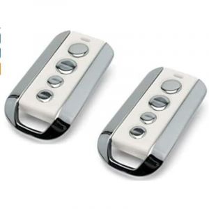 433 MHz T&eacute;l&eacute;commande Portail,4 Canaux T&eacute;l&eacute;commande Porte De Garage Compatible avec Avidsen 104257,114253,104250, 104251, 104350, 654100, 654300(2pcs)