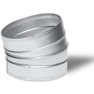Raccord - Angle m&eacute;tal 15&deg; 125mm Winflex Ventilation