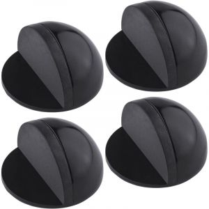 Linghhang - 4 Pi&egrave;ces But&eacute;e de Porte, Arret de Porte en Acier Inoxydable, Stop Porte, But&eacute;e de Porte Adh&eacute;sive, Demi Lune Bloc Porte, Butee de Porte