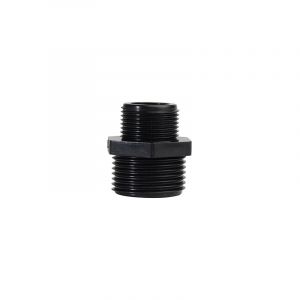 Raccord plastique droit à visser réduction pompe - mm 26/34-20/27 - Spido