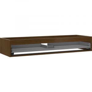 Mexen Box-A bo&icirc;tier de meuble sous-vasque 140 cm, 1 tiroir, noyer - 91AX0-1400-235-1-86