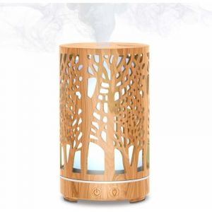 Diffuseur d'huile essentielle, diffuseur d'aromath&eacute;rapie, diffuseur d'humidificateur &agrave; brume fra&icirc;che &agrave; ar&ocirc;me ultrasonique de grande capacit&eacute; avec