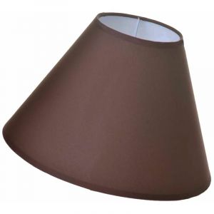 Abat-jour chocolat 25 cm