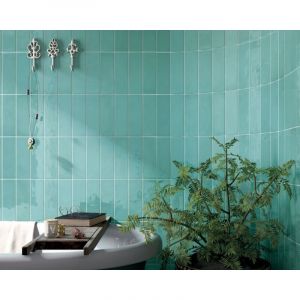 Fa&iuml;ence - VILLAGE - ESMERALD GREEN - 1,2X20 JOLLY - Vendu &agrave; l'unit&eacute;