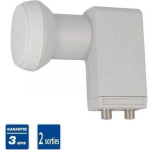 Lnb Twin 2 Double Sorties Independantes Tete Satellite Hd Astra Hotbird