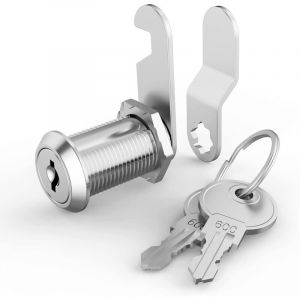 Serrure de Bo&icirc;te aux Lettres, Verroude S&eacute;curit&eacute; avec Cl&eacute;s identique, Serrure &agrave; Came en M&eacute;tal pour Argent&eacute;e, Barillet Bo&icirc;te aux Lettres et Tiroirs