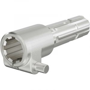 Wiltec Manchon de Prise de force Cardan - Longueur 160 mm - Raccord logement 8-32x38x6 - Raccord sortie 1 3/8" 6D - &Oslash; 39 mm/34,87 mm - Arbre cannel&eacute;