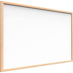 Allboards - Tableau Blanc Magn&eacute;tique Effa&ccedil;able &agrave; Sec avec Cadre en Bois 120x90cm