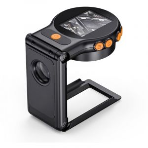 Microscope num&eacute;rique portable pour enfants 1080p, mise au point automatique, grossissement 500x, &eacute;cran IPS 2 pouces, 2 m&eacute;gapixels, 8 LED, microscope