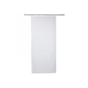 Sans Marque - Vitrage tamisant Cleo blanc l. 90 x h. 210 cm