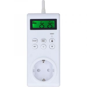 Eosnow Sortie de Thermostat sans fil, Programmable, r&eacute;gulateur de temp&eacute;rature automatique, interrupteur, prise ue, 230V
