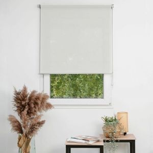 Madecostore - Store enrouleur tamisant uni Prestige - Blanc cassé - L70 x H190cm