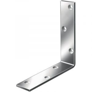 Equerres L100x100 mmmm B.40mm acier galva bleu zingué S.5mm (Par 10)