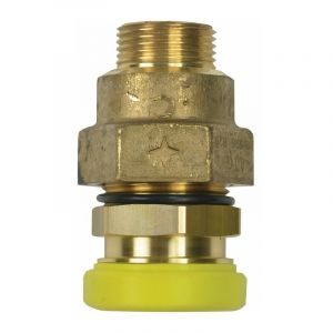 Raccord plt m&acirc;le cylindrique &agrave; joint plat Clap Chuchu Decayeux diam&egrave;tre 20 - 1'