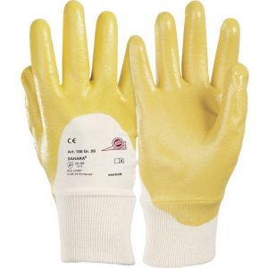KCL - Gants de protection 100-9 Tricot 100% coton avec rev&ecirc;tement en nitrile sp&eacute;cial en 388 risques mecaniques 3111 Taill