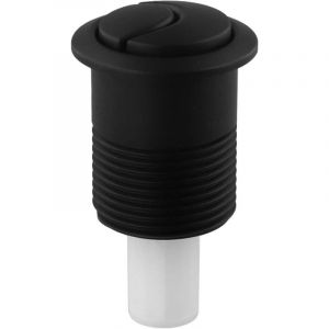 Siamp Skipper 45 Bouton de chasse d'eau double en chrome 85 x 48 mm pour WC avec bouton poussoir