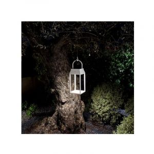 Perenz - Lampe solaire et rechargeable int&eacute;rieur/ext&eacute;rieur lanterna par Blanc Mat