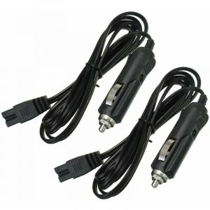 2m 12v Voiture Glacière Réfrigérateur Allume-cigare 2 Broches Chargeur Câble