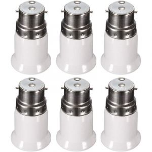 [JAMAIS UTILIS&Eacute;] Douille Adaptateur B22 vers E27 pour Ampoule LED, AC 230V, Adaptateurs de Conversion pour Passer de B22 &agrave; E27, Douille Ba&iuml;onnette &agrave;