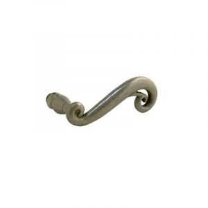 Ouvre&Déco - Béquille droite de portail rustique en fer forgé patiné lisse, COQ