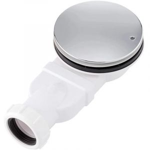 Siphon de receveur de douche extra-plat, ABS blanc. Bonde de vidange pour receveur de douche. Siphon de receveur de douche de 90 mm. Siphon de