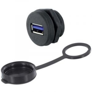 USB 3.0 femelle A embase femelle de chassis encitech 1310-1017-01 M22 1 pc(s) X383941