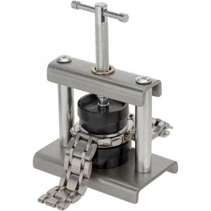 Presse de Bo&icirc;tier Montre, Outil pour Ouvre et Fermer Boitier Montre, Kit Changement Pile Montre, Kit Reparation Montre, avec Manuel D'Instruction,