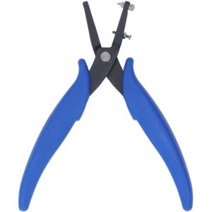 Pince perforatrice en m&eacute;tal, ronde de 1.6mm de diam&egrave;tre, pour ceinture, bracelet en cuir, &eacute;tiquette, outil de fabrication de bijoux