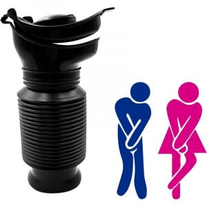 Urinoir R&eacute;tractable, Urinoir Homme Femme Portable 750 ML, Bouteille Urine R&eacute;utilisable, Urinoir Urgence Enfant, Toilette Mobile pour Camping,