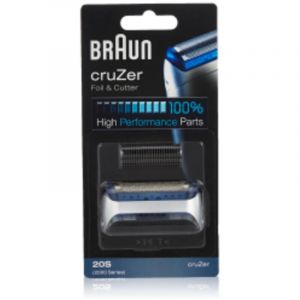 81253250 - Combi-pack 20S - Recharge grille + couteaux pour rasoirs cruZer - Braun