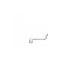 Pipe évacuation wc extensible 300-650mm - coudée embout mâle Ø100