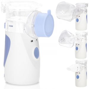 Swanew Nébuliseur Inhalateur Electrique Nebuliseur avec Embouchure et Masque pour les Maladies Asthma Respiratoires pour Enfants et Adultes