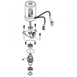 Pi&egrave;ce d&eacute;tach&eacute;e moteur complet 24v avec encodeur junior624 624122 - Fadini