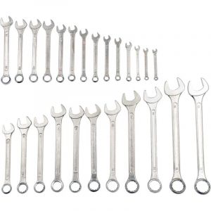 Cl&eacute;s mixtes 6-32 mm, jeu de 25, &eacute;tui 51650 vorel