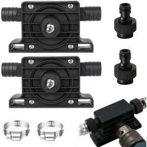 Aiducho - 2 Pièces Pompe a Eau Electrique, Mini Pompe a Eau, Pompe a Essence Electrique, Pompes à Eau et Accessoires, Pompe a Fioul pour Pomper