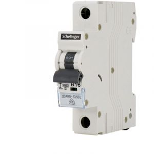 Disjoncteur unipolaire 16A - Courbe C - 4kV - 1 module - Tension 230-400V