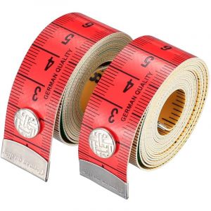 Ccykxa - 2 Mètre à Ruban pour Couture, Ruban à Mesurer de Double Face avec Bouton, Mesure Tailleur Règle Souple, Mètre à Ruban Corps pour Couture