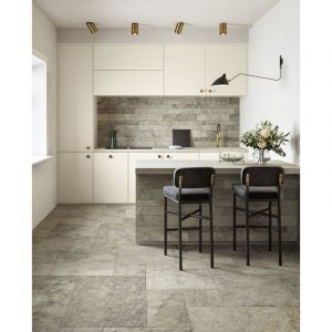 Stone By Stone - Gr&egrave;s c&eacute;rame - lavaredo - Naturale - 20x20 - Antid&eacute;rapant - (1,16 m&sup2;)