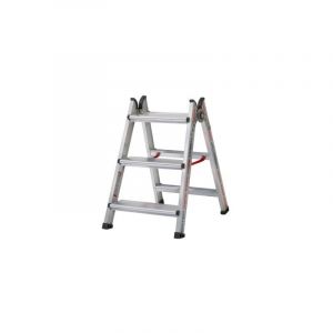 Prostep - Escabeau marchepied double 2x3 marches 120 mm Haut. d'acc&egrave;s 2,13 m
